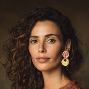 Lisboa em azulejo -red and gold